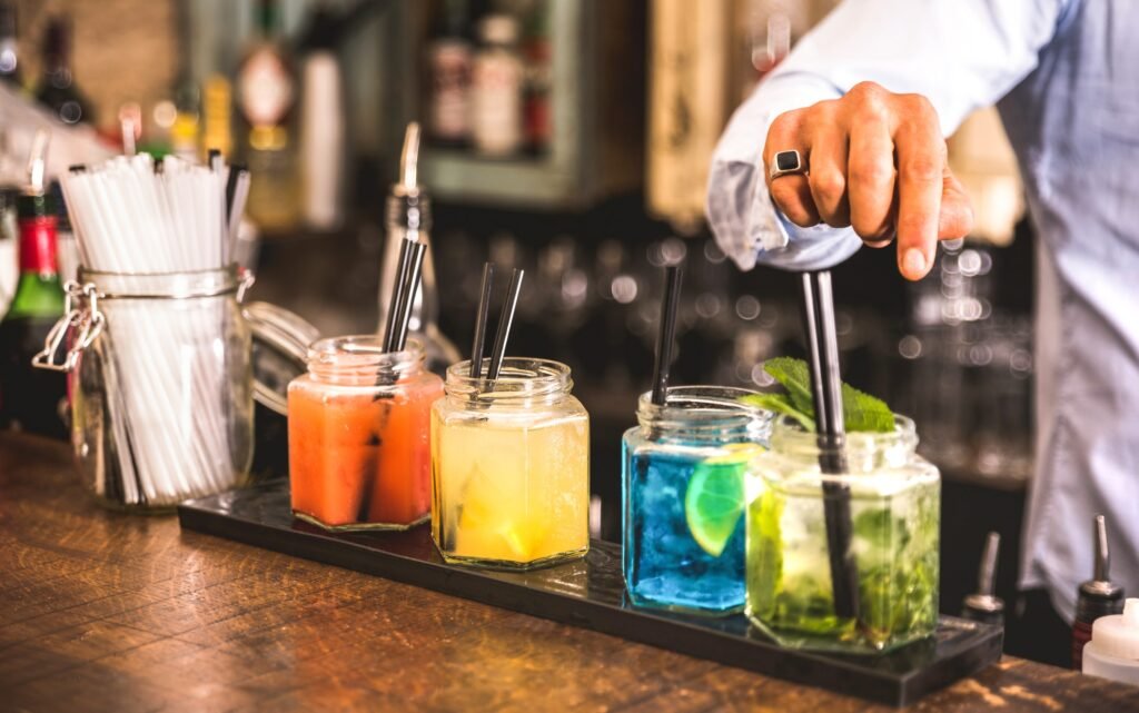 variedad de bebidas